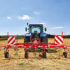 Rear safety markings and reflectors on Enorossi VORTEX G4 hay tedder