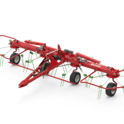 Enorossi VORTEX G4 hay tedder four-rotor rotary tedder on wheels
