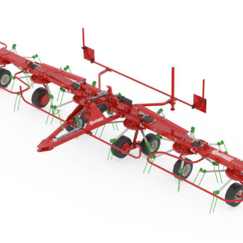 Enorossi VORTEX G6 hay tedder rotary tedder with extended working width