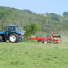 Close field pass of Enorossi VORTEX G6-740 PROFILINE rotary hay tedder